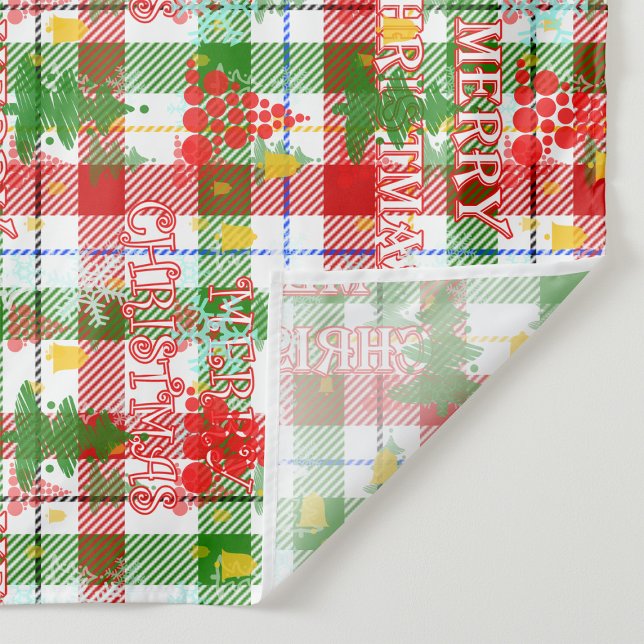 Tecido Feliz Natal Xadrez Decorativa Tartan (Criador carregado)