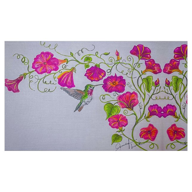 Tecido Feliz Primavera Hummingbird (Fat Quarter)