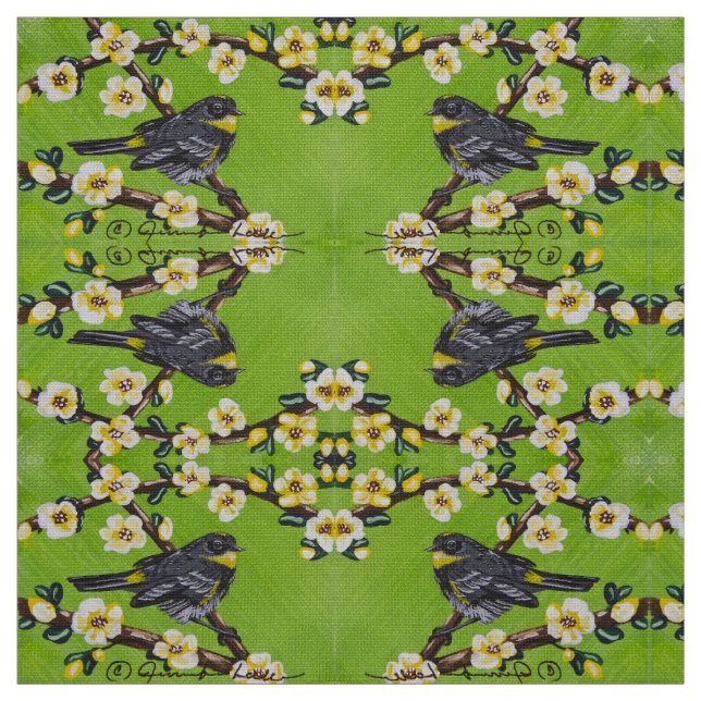 Tecido Feliz Warbler (Modelo)