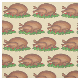 Tecido Feriado de Natal de Ação de Graças Turquia Carne P