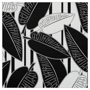 Tecido Fígado preto moderno deixa impressão abstrato
