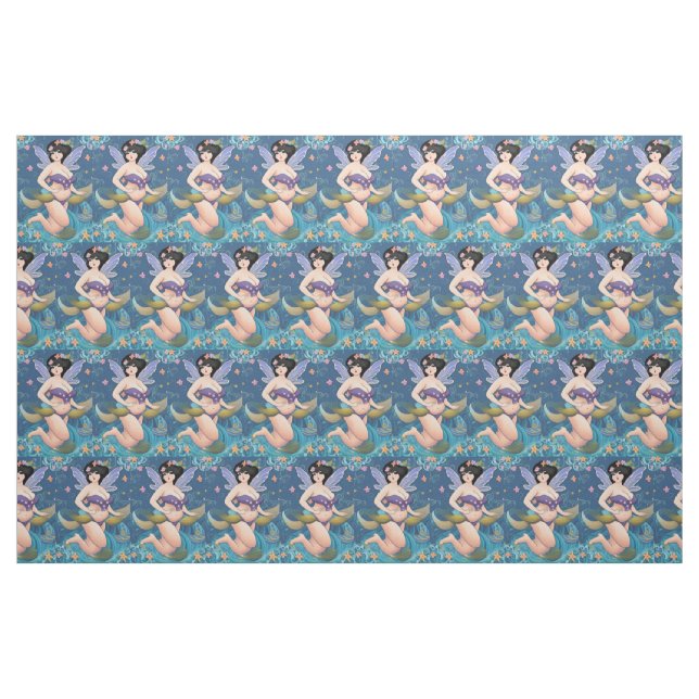 Tecido Figura do cheio Deusa Fada Thunder_Cove (Fat Quarter)