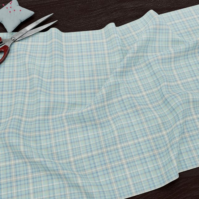 Tecido Figuras Estação da Xadrez Figaro McFig Tartan (Fun figgy tartan inspired by the colours of the figaro car)