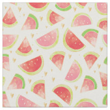 Filas de Watermelon de Verão e Dourado padrão card
