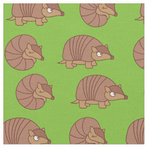 Tecido Filhos de Cartoon de Armadillo