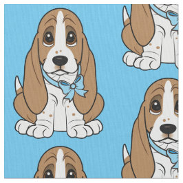 Tecido Filhote de cachorro de Basset Hound