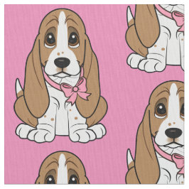 Tecido Filhote de cachorro de Basset Hound