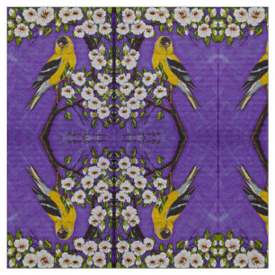 Tecido Finch Dourada