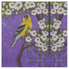 Tecido Finch Dourada