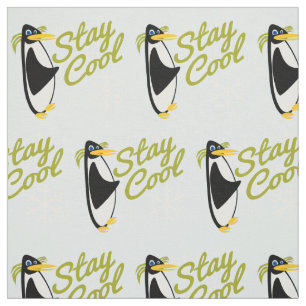 Tecido Fique Legal Pinguim