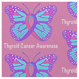 Tecido Fita da consciência da borboleta do cancer de