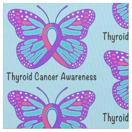 Tecido Fita da consciência da borboleta do cancer de