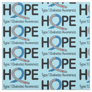 Tecido Fita de Esperança de Consciência da Diabetes Tip