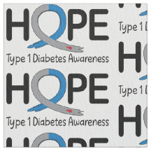 Fita de Esperança de Consciência da Diabetes Tipo 