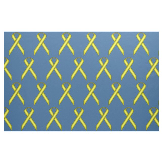 Tecido Fita Padrão Amarela de Kenneth Yoncich (Fat Quarter)