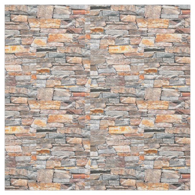 Tecido Flagstone | padrão natural de pedra | tijolos (Modelo)