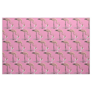 Tecido Flamingo Bebendo Martini Thunder_Cove