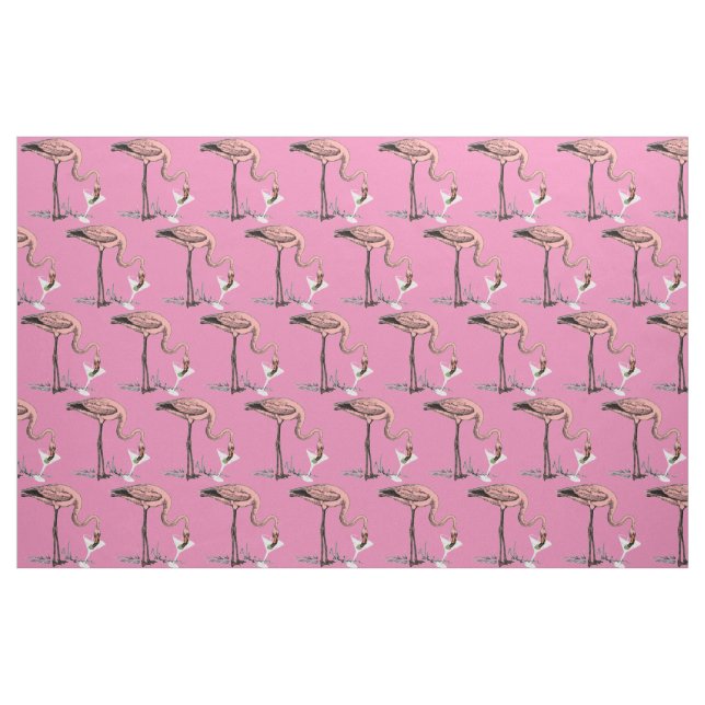 Tecido Flamingo Bebendo Martini Thunder_Cove (Fat Quarter)
