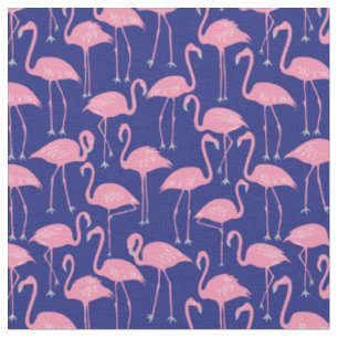 Tecido Flamingo Desenhado à Mão Costura e Patchwork Tro