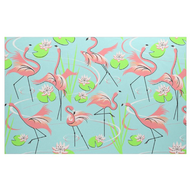 Tecido Flamingo Fandango Multitecido grande (Fat Quarter)