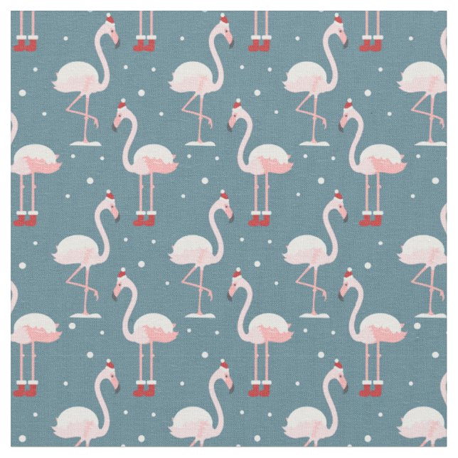 Tecido Flamingo Natal Tropical (Detalhe)