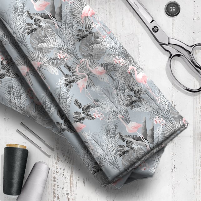 Tecido Flamingo Orchid Pattern Tropical ID868 (Criador carregado)