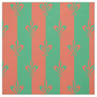 Fleur de Lis Sea Green e cobre