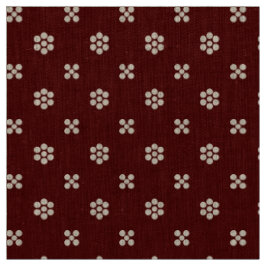 Tecido Fleur Dot - Borgonha