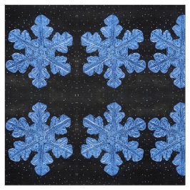 Tecido Floco de neve azul