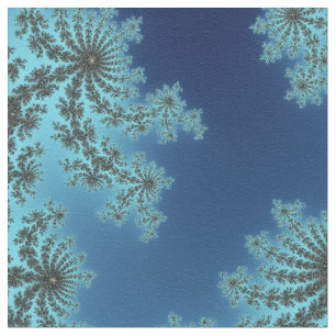 Tecido Floco de neve de Mandelbrot - design do fractal
