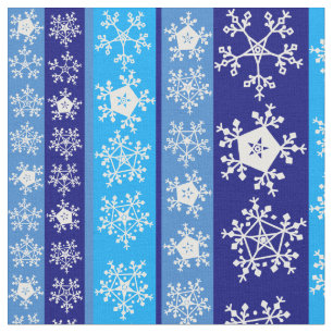 Tecido Flocos de neve Blue Strikes