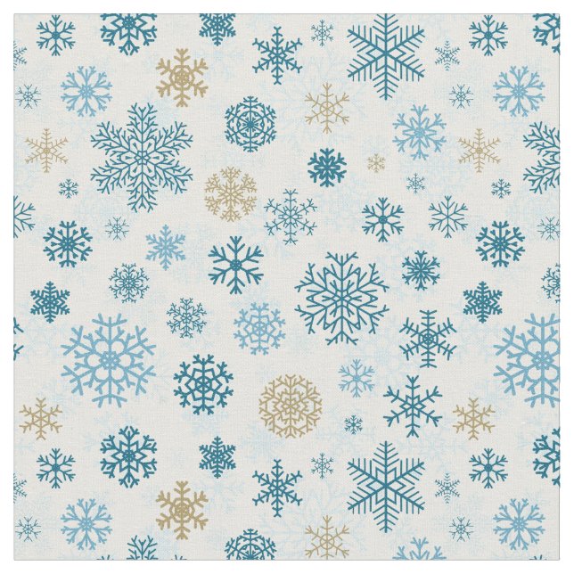 Tecido Flocos de neve de Natal (Detalhe)