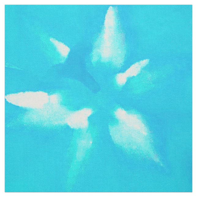 Tecido Flor Azul (Modelo)