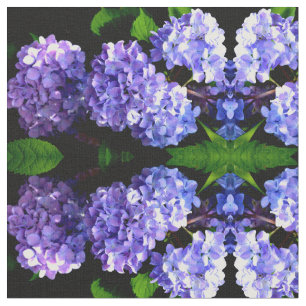 Tecido Flor azul roxa-brava-brava