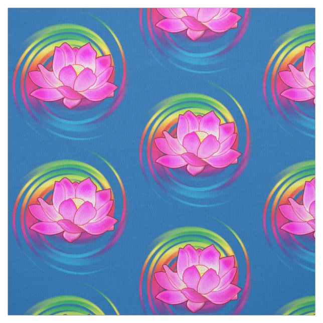 Tecido Flor de Lotus (Modelo)