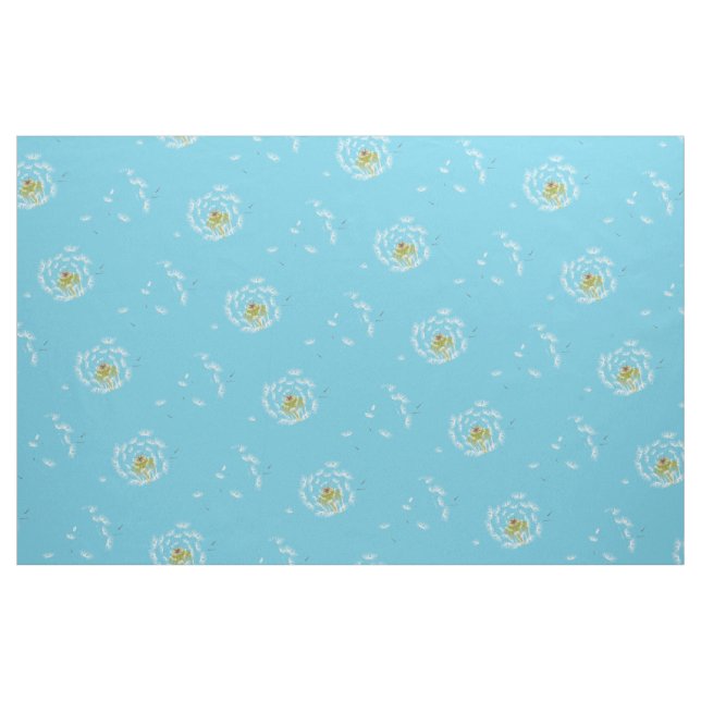 Tecido Flor do dente-de-leão floral (Fat Quarter)