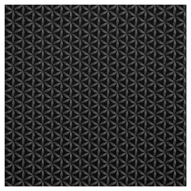 Tecido Flor do padrão branco de vida (Modelo)