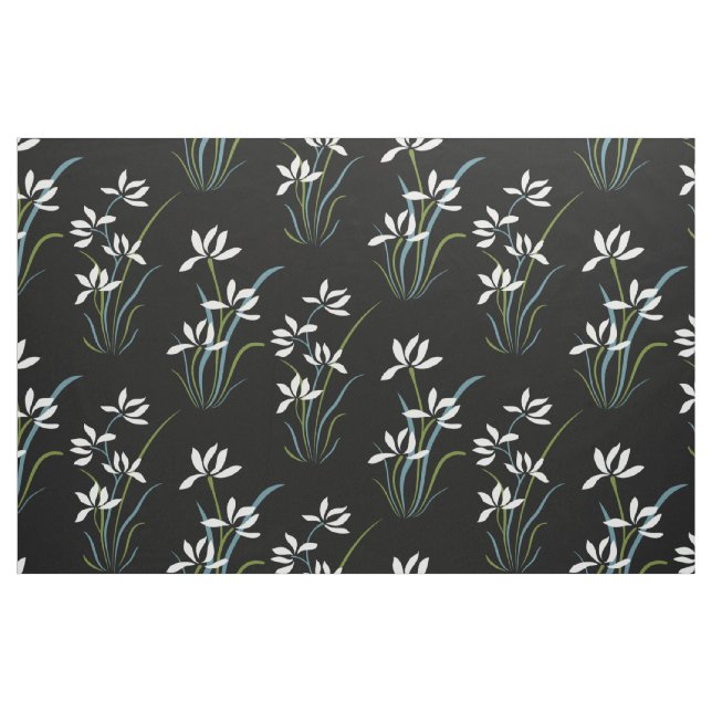 Tecido Flor e erva (Fat Quarter)