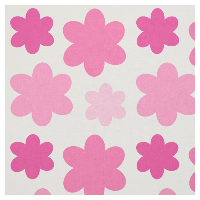 Tecido Flor Floral Rosa (Modelo)