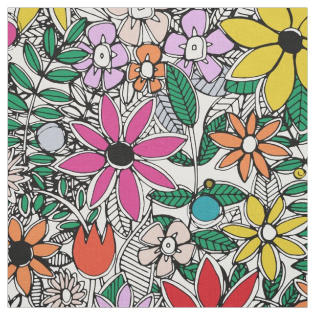 Tecido flor selvagem (Modelo)