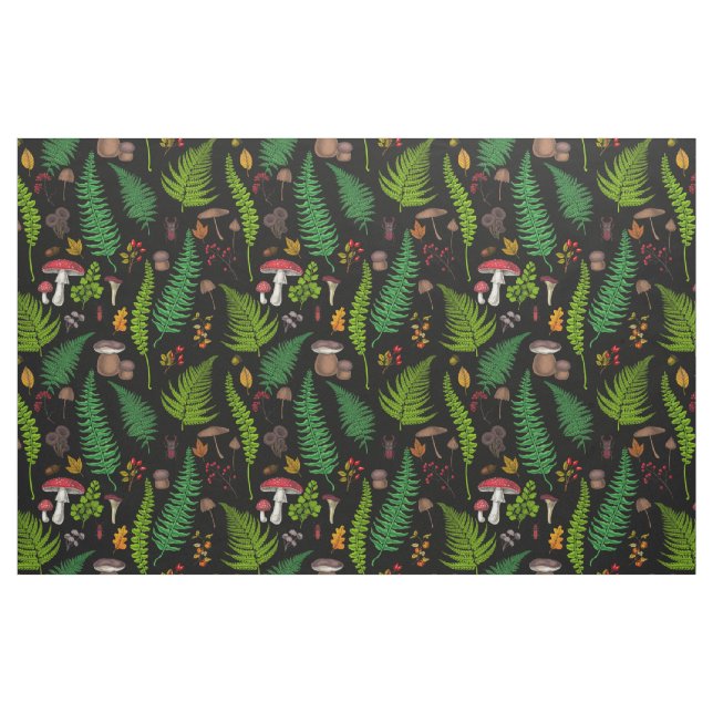 Tecido Flora e fauna florestais (Fat Quarter)