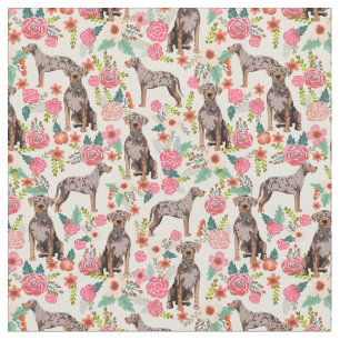 Tecido florais de cães-leopardo-da-Louisiana