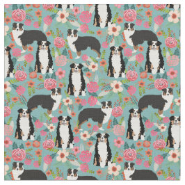 Tecido Florais de safra tricolorados australianos Shepher