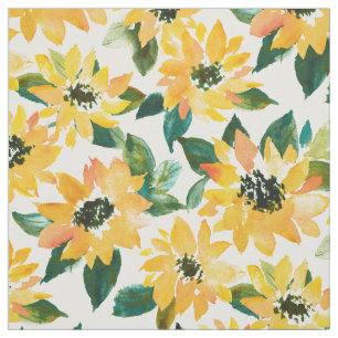 Tecido Floral Amarelo de ENERGIA SFOLOWER