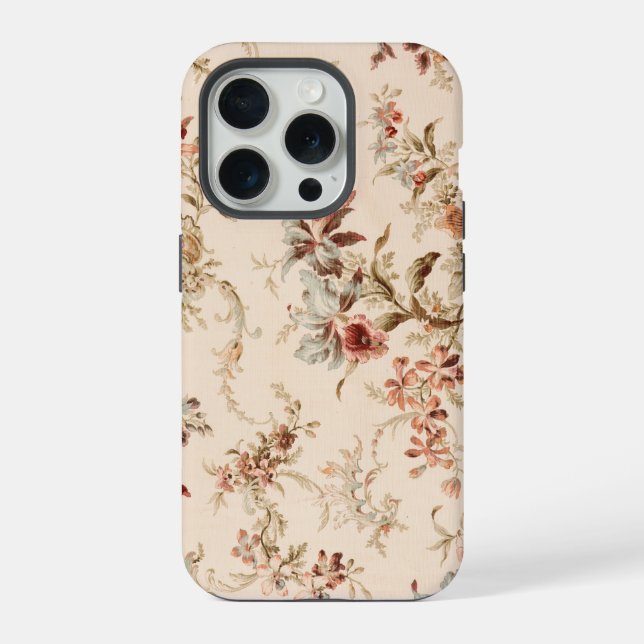 Tecido Floral Antigo (Verso)
