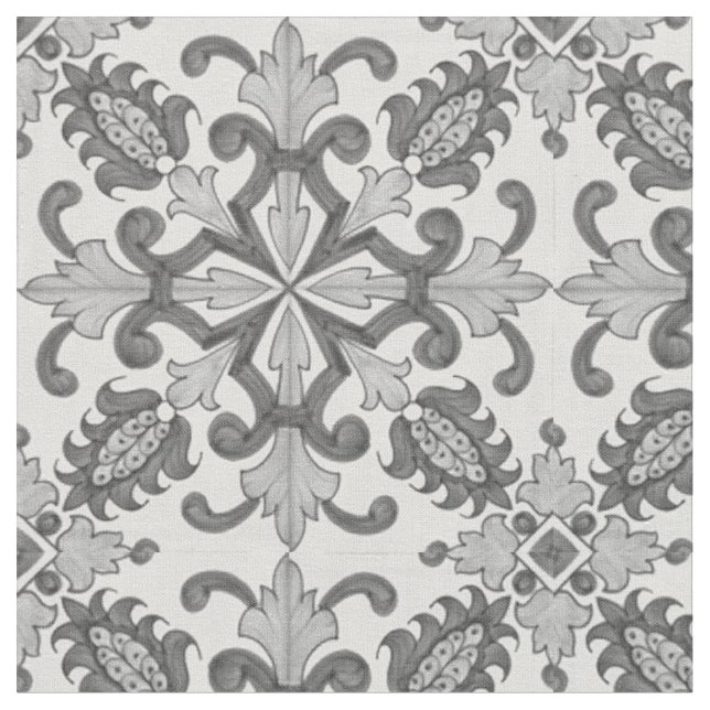 Tecido floral cinzento do Victorian (Detalhe)