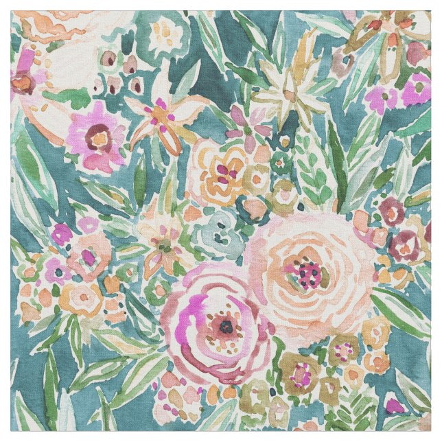 Tecido Floral colorido havaiano tropical do MINDSET de (Detalhe)