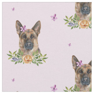 Tecido Floral cor-de-rosa de GSD