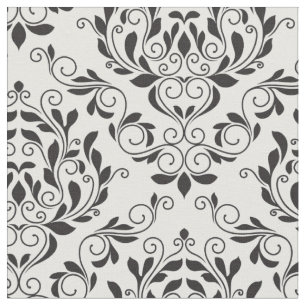 Tecido Floral Damask Elegante