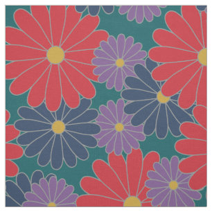 Tecido Floral de Queda Splashy